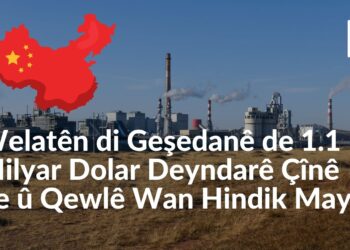 Welatên di Geşedanê de 1.1 Milar Dolar Deyndarê Çînê ne û Qewlê Wan Hindik Maye
